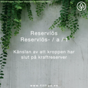 Reservlös