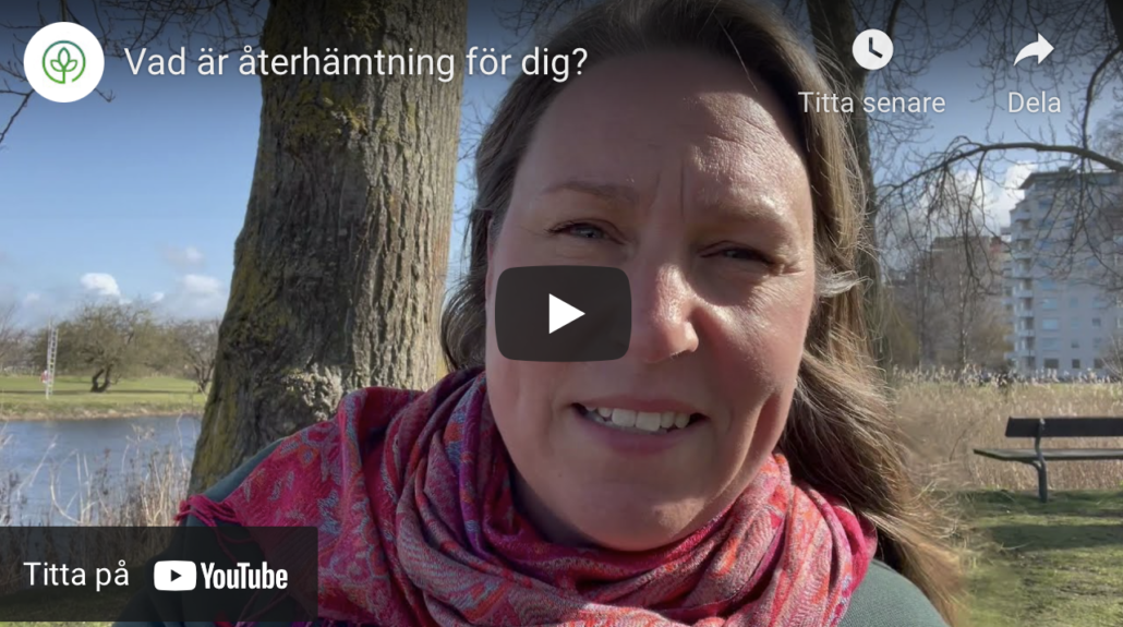 Återhämtning för dig